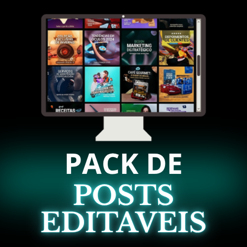 Pack De Posts Editáveis